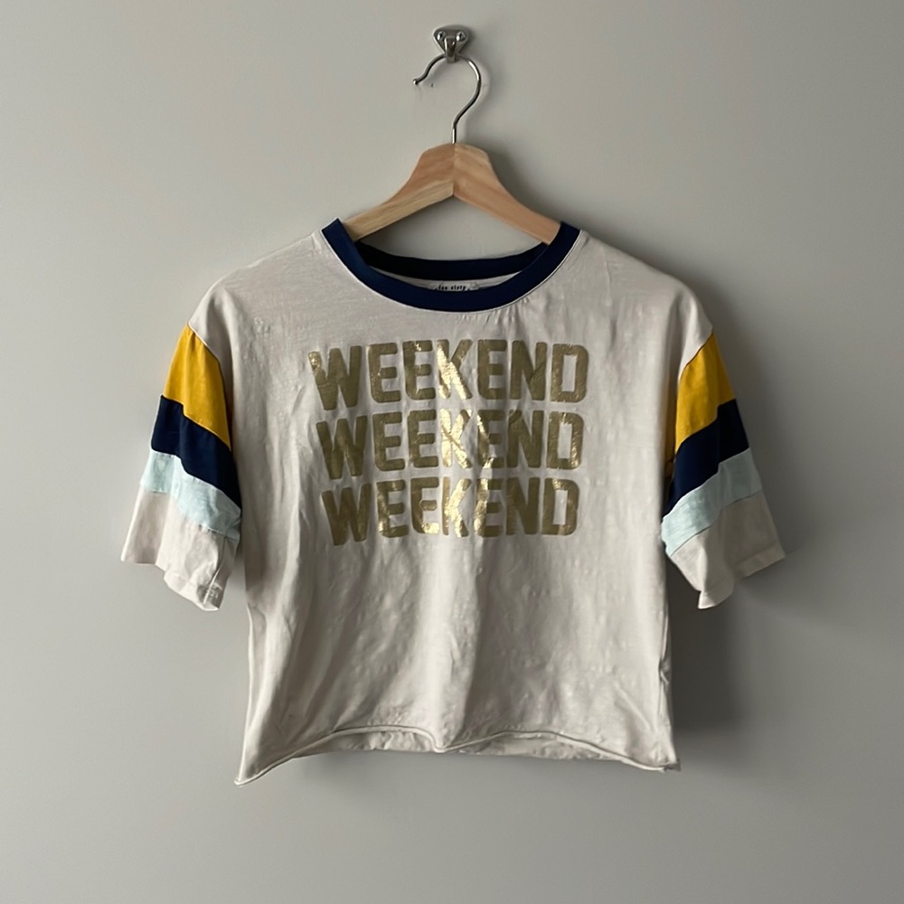 TEN SIXTY SHERMAN GIRLS Weekend Cropped Tshirt